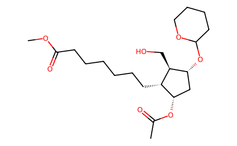 Cyclopentaneheptanoic acid, 5-(acetyloxy)-2-(hydroxyMethyl)-3-[(tetrahydro-2H-pyran-2-yl)oxy]-, Meth